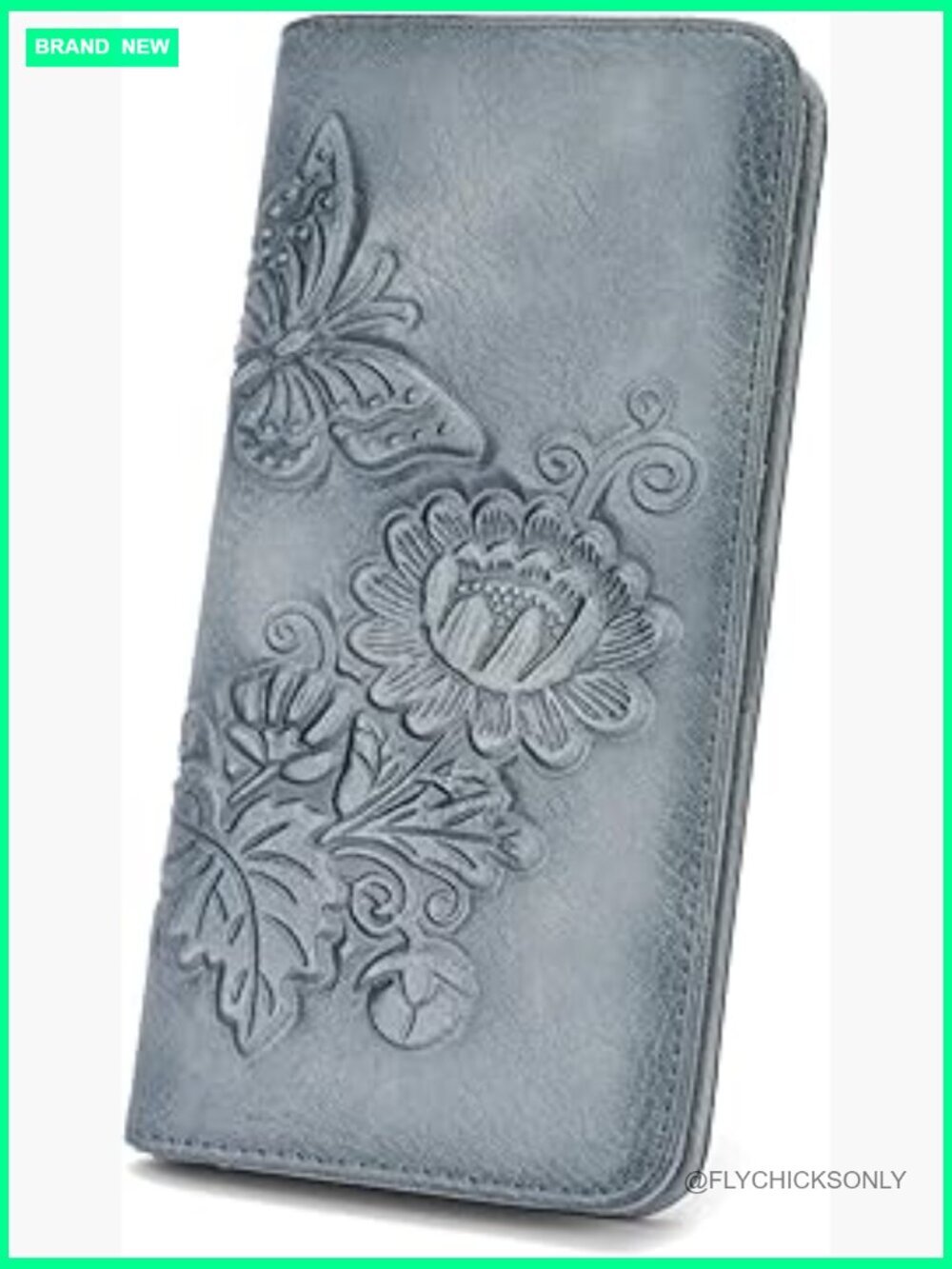 Ultra Slim RFID Blocking Vegan Leather Bifold Wallet with 12 Card Slots
